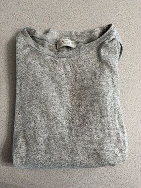 Poof! Heather Gray Crewneck Sweater